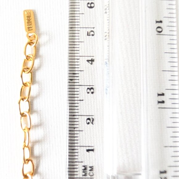 Vintage Blue & Clear Rhinestone Necklace – With Tag - Picture 6 of 14